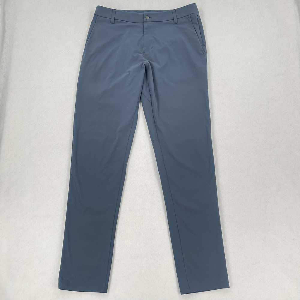 Lululemon Pants Mens 34x35 Blue Commission ABC Classic Fit 5 Pocket Chino Preppy